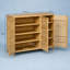 Rustic 3-Door Shoe Cabinet