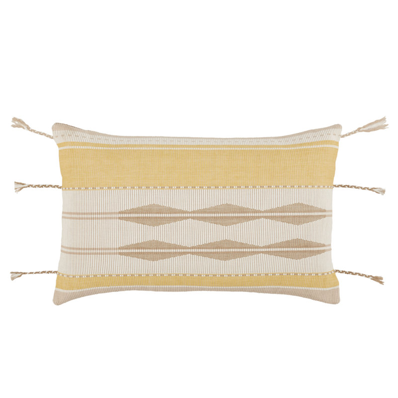 Housse et insert de coussin rectangulaire en coton Torres, Polyfill