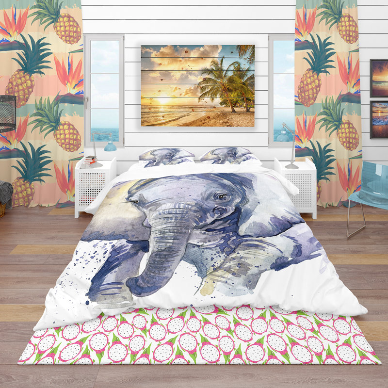 Eclectic Duvet Cover, Full/Queen Duvet Cover + 2 Shams