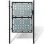 Crabtree Metal Door Fence Garden Mesh Gate with Lock Patio Fencing Terrace-87948116