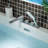 Widespread Deck Mount Roman Tub Faucet With Hand Shower, Two-Handle 4-Holes Bathtub Shower Faucet Set-102673606