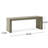 Acacia Wood Dining Bench, Light Gray Oak-1227155035