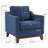 33.86'' Wide Contemporary Soft Upholstered Swivel Barrel Chair With Two Accent Pillows-117322232