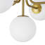 5-light Symmetrical Frosted Glass Semi-flush Mount-930794388