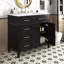 Meuble-lavabo moderne 36 po avec lavabo en céramique et tiroir rabattable 36 po-2049789858