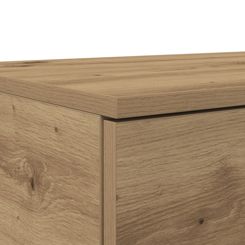 90cm W Manufactured Wood Bedside Table