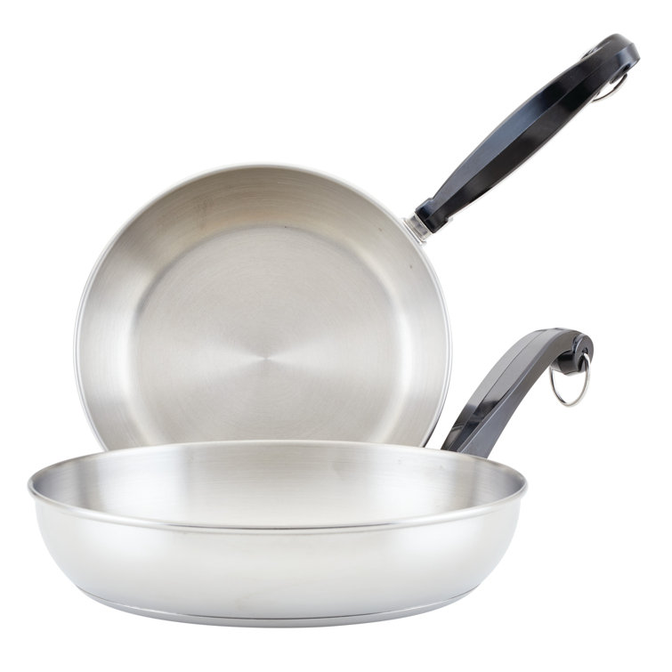 Farberware Classic Series Stainless Steel 8-Inch and 10-Inch Skillets