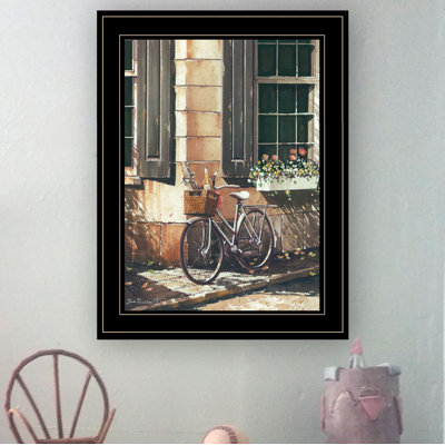 Picnic Getaway Framed Wall Art for Living Room, Home Wall Decor Framed Print by John Rossini