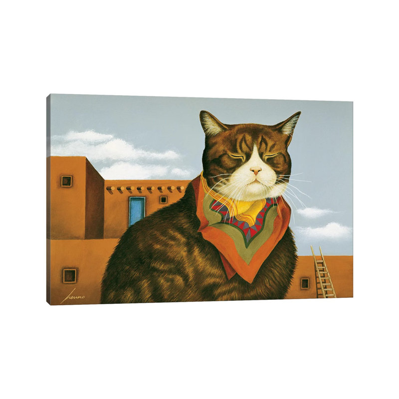 Santa Fe Sam by Lowell Herrero - Wrapped Canvas Painting, 101.6 cm H x 66.04 cm W x 1.91 cm D