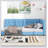 Upholstered Platform Bed With USB Ports-1187086737-1187086739