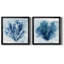 Alexio Coastal Coral I - 2 pièces, peinture sur toile encadrée-1690448757-1690448756