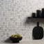 Twine 1x2 Honed Asian Statuary Marble Mosaic Tile