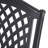 2 Cast Aluminum Dining Chairs - Black, Mesh Back And Seat, Weather For Outdoor Style, Patio, Deck, Backyard-1810206345