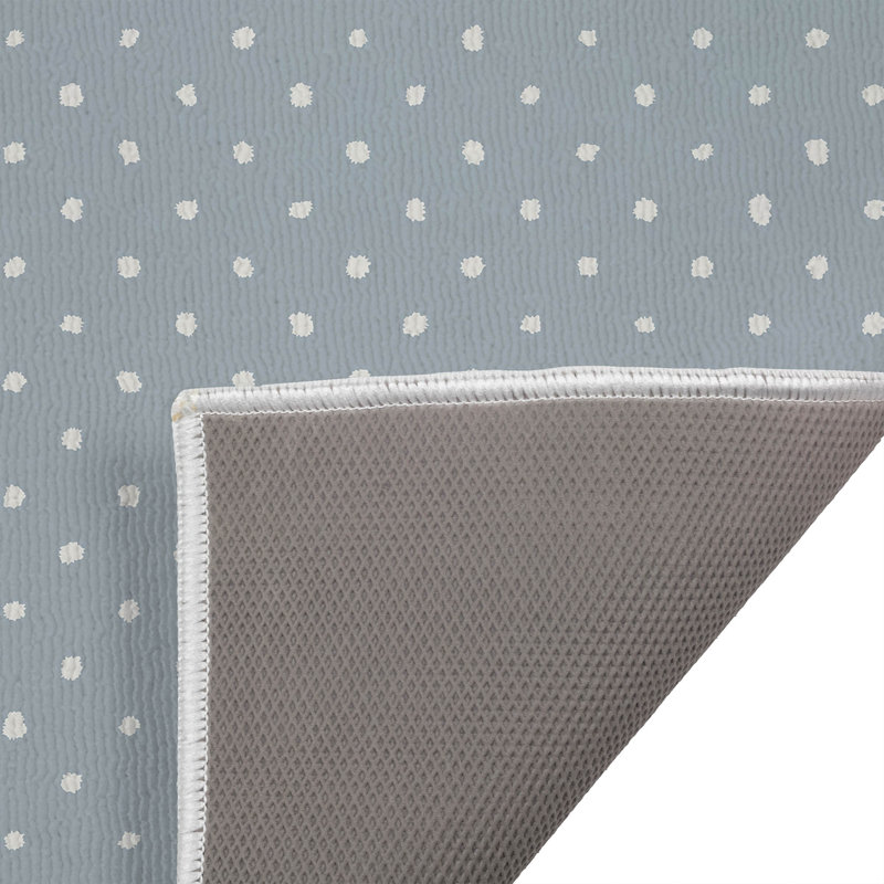 Paillasson Leo, Bleu ardoise / bleu, L 34 po x L 21 po