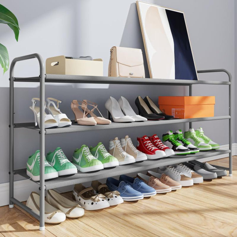 Range-chaussures empilable 6 paires de chaussures
