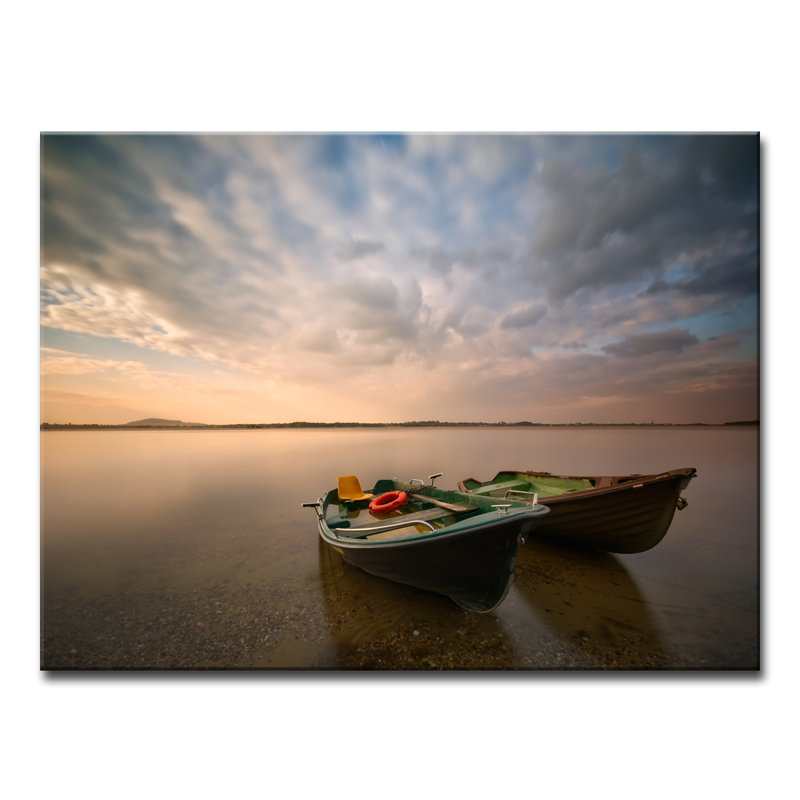 « bateau », reproduction de photo sur toile, H 30 po x l 40 po x P 1,5 po