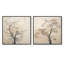 Minimalism Beige Maple Tree Melody - Tree Maple Square Collage Set Of 2-645566392-645566395