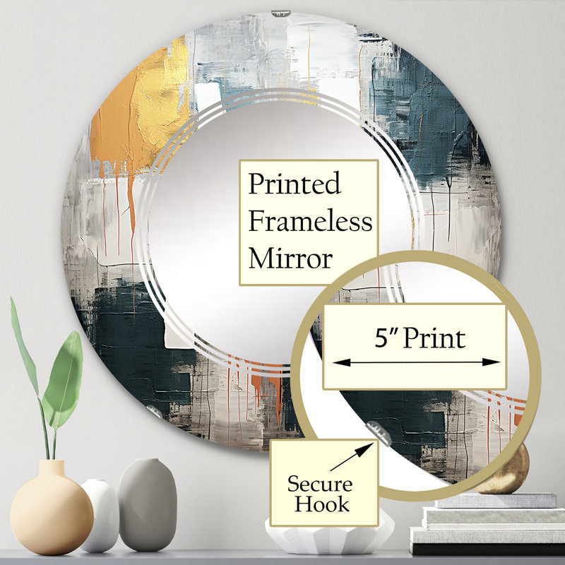 Miroir mural Zylon, 24 po x 24 po