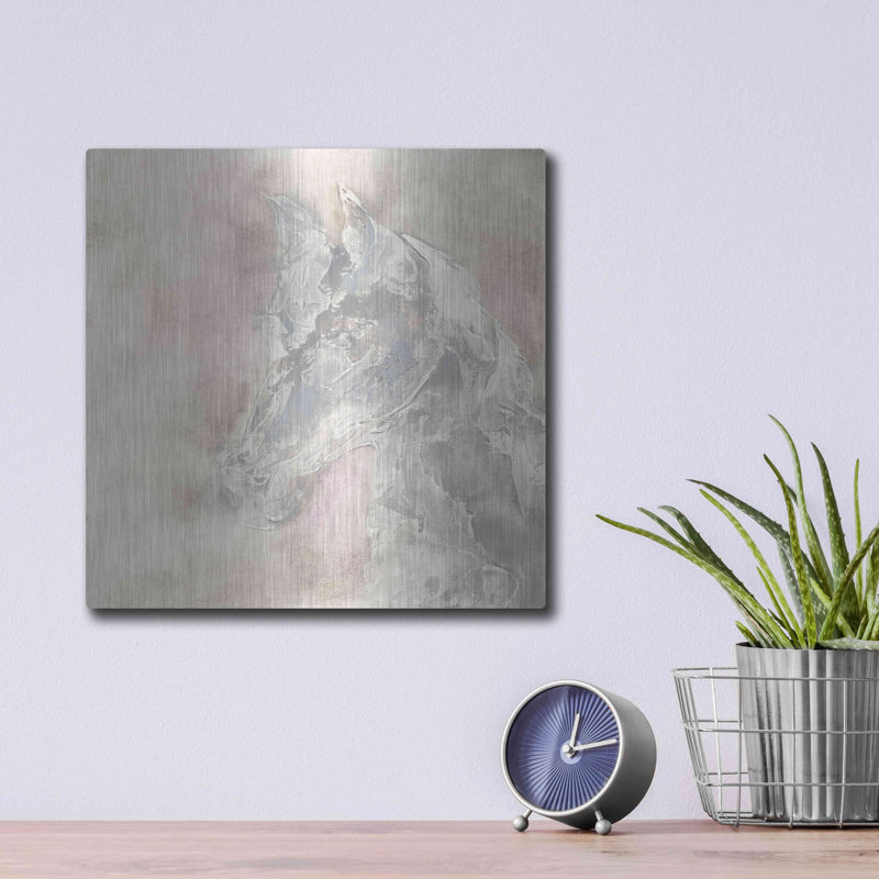 «Gray Head IV» par Chris Paschke, H 12 po x l 12 po