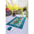 Machine Washable Area Rug, 100% Polyester, 4.6 x 6.2 Feet | Antibacterial, Non-Slip Underside, Pile Height: 0.4 Inches | Durable & Easy Care, Perfect for Living Room, Bedroom, and Dining Areas-1216876570