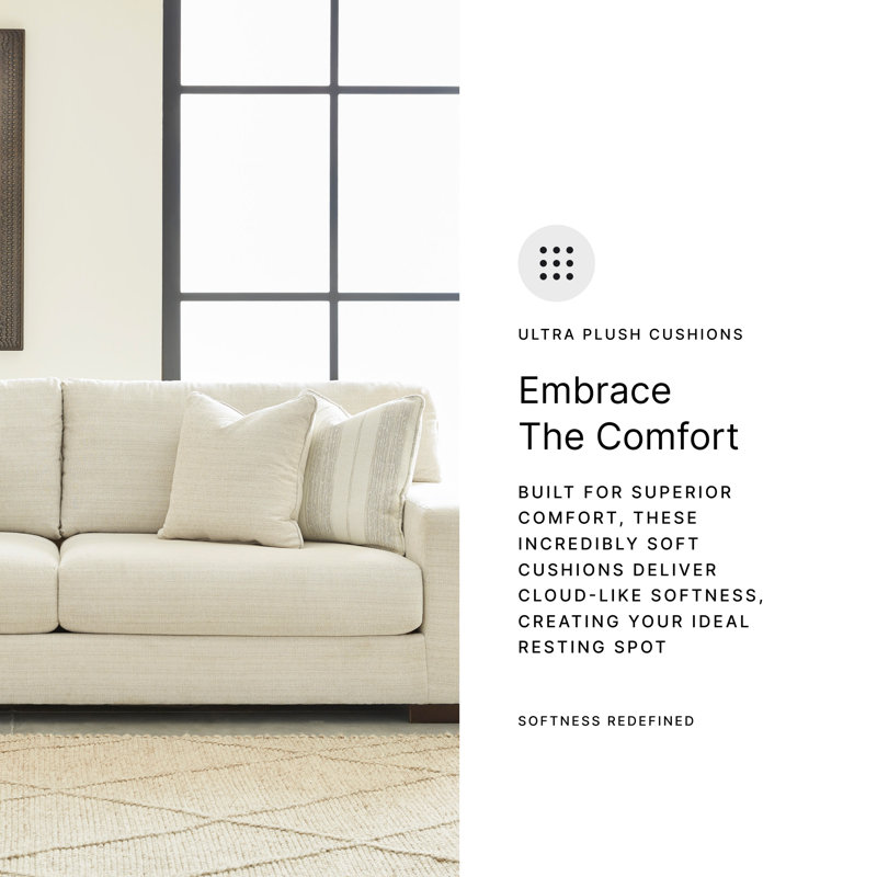 Calloway 70" Square Arm Loveseat with Reversible Cushions