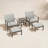 Leigh 2 - Person Patio Conversation Set with Cushions