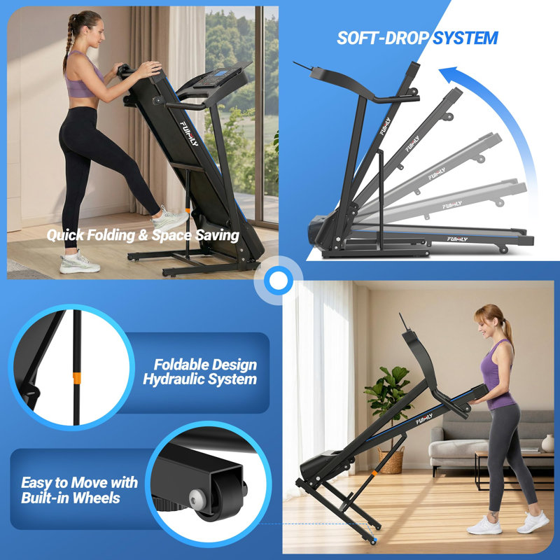 Walking Pad Treadmill With 20% Auto Incline