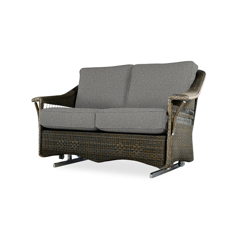 Nantucket Outdoor 2 - Seat Loveseat, Bamboo Bay Sky, Mink