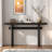 Elegant Console Table With Geometric Silhouette-406415299