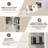 44" - 48" W x 72" H Double Sliding Framed Shower Door with 1/4-in (6mm) Tempered Glass and Quiet Rollers-124984836-124984837