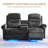 Power Lift Loveseat Recliner Chair, Double Lift Chair With Massage And Heat, 2 Person Reclining Sofa With Led Light, Remote Control, Usb & Type C Port-551418810