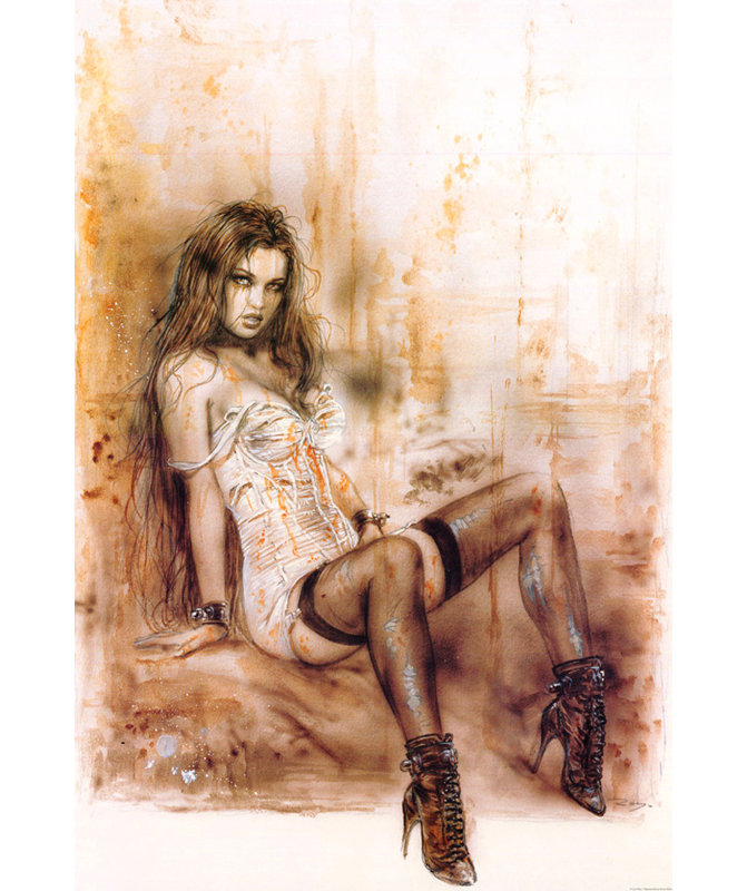 Alone, 24" H x 16" W