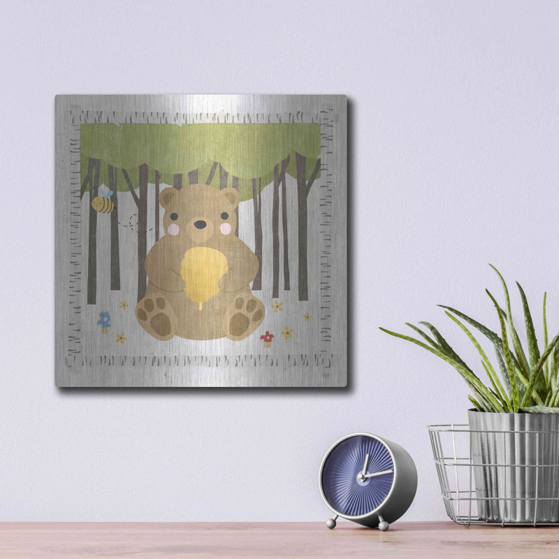 «Wood Land Hideaway Bear» par Moira Hershey, H 12 po x l 12 po