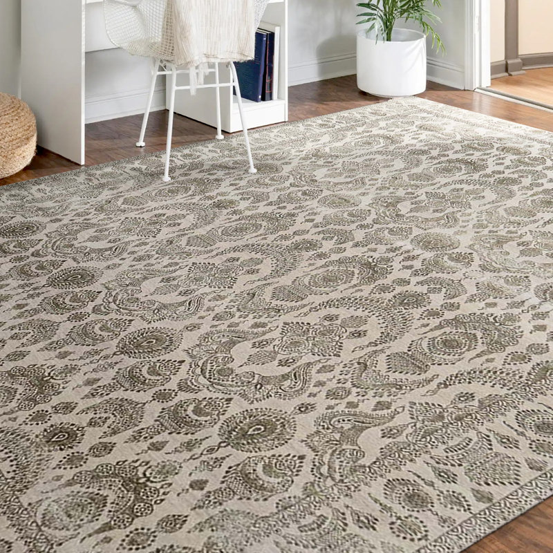 Ikat Area Rug, Rectangle 9' x 12'