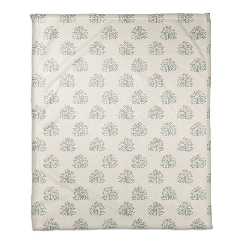 Hand Woven Throw Blanket, White