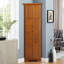 Armoire de rangement de 72 po à 4 niveaux pour garde-manger de coin avec 8 portes et 8 tablettes réglables pour la salle de bain-344966116