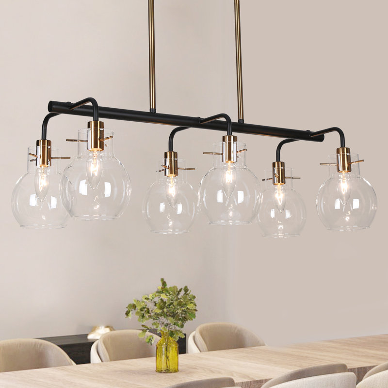 Satilla 6 - Light Dimmable Linear Chandelier