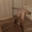 Chaise d'appoint de style naturel de Pâques