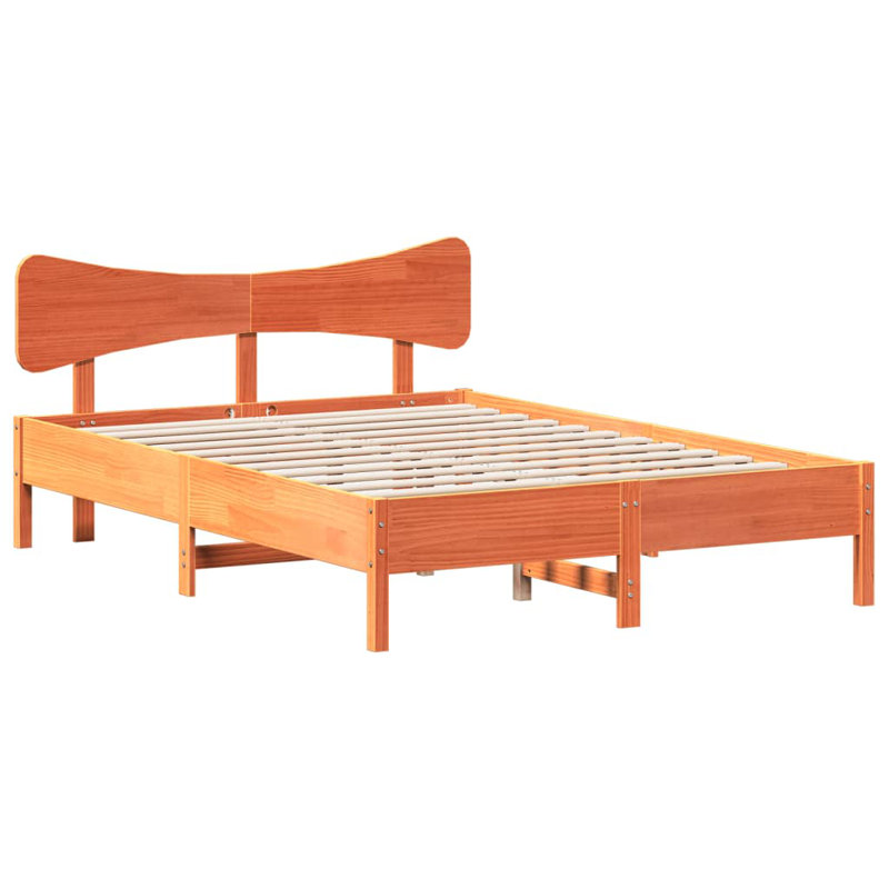 Bed, Double (4'6), Wax Brown