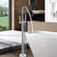 Robinet de baignoire monocommande à fixation au sol avec douche à main-50686032