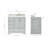 37 " W Freestanding Standard 1 Single Vanity Bathroom Vanity With Carrara Marble Top-138338404-138338405-93359290