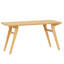 Table basse Transformer, table 2 en 1, table de salle à manger extensible, bois naturel, hauteur variable