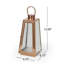 Lanterne en acier inoxydable moderne-1314699099