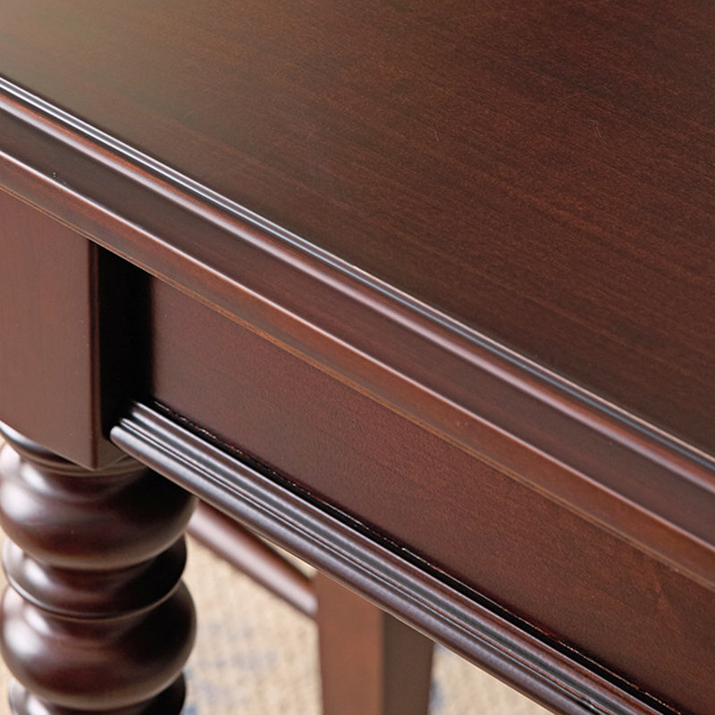 Walnut Solid Wood Multi-functional Desk 62.59 in