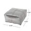 Pouf carré moderne, fumée