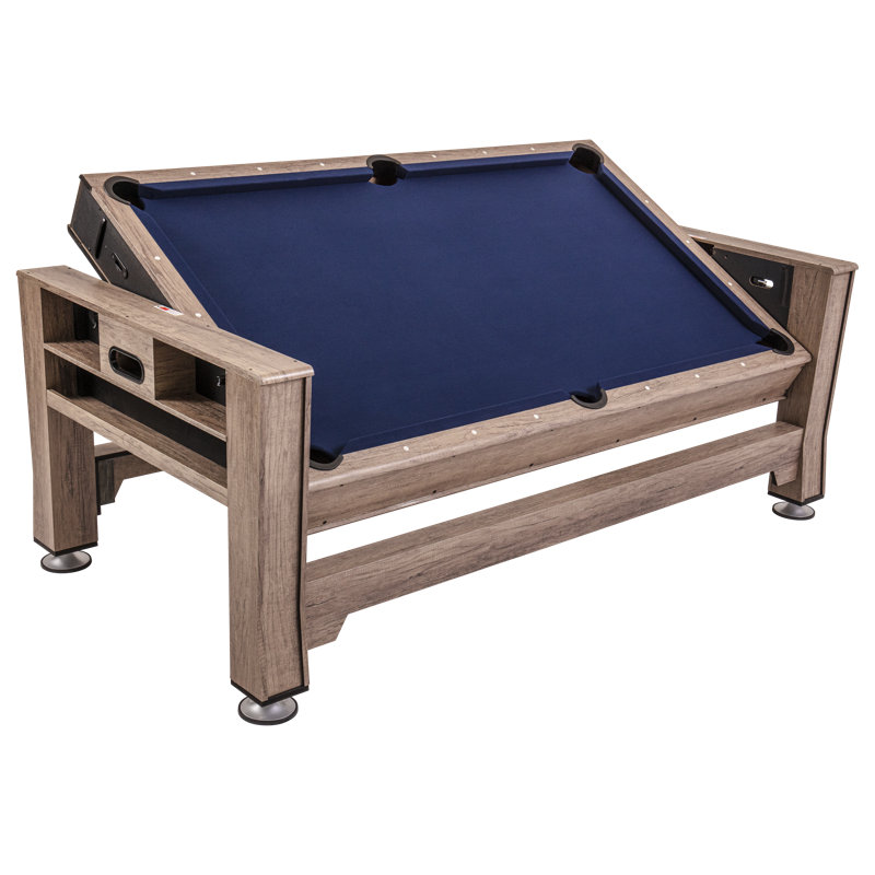 American Legend 84" Wood 3-in-1 Swivel Game Table