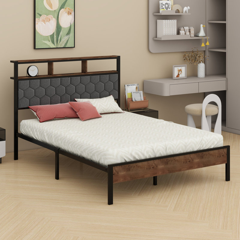 Platform Bed With Usbs, Full