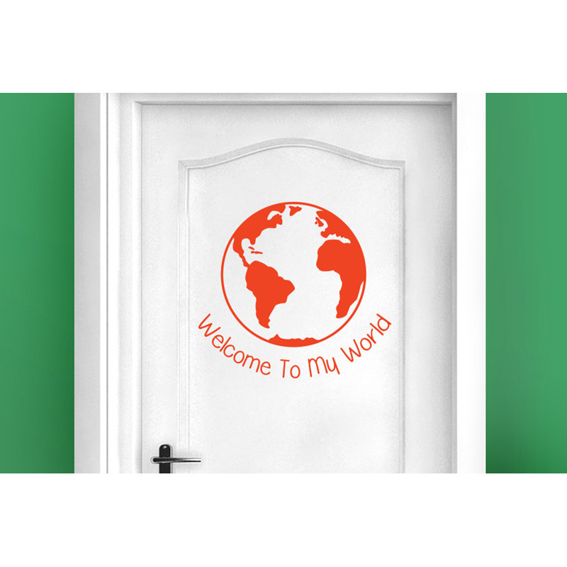 Wall Decal, Orange