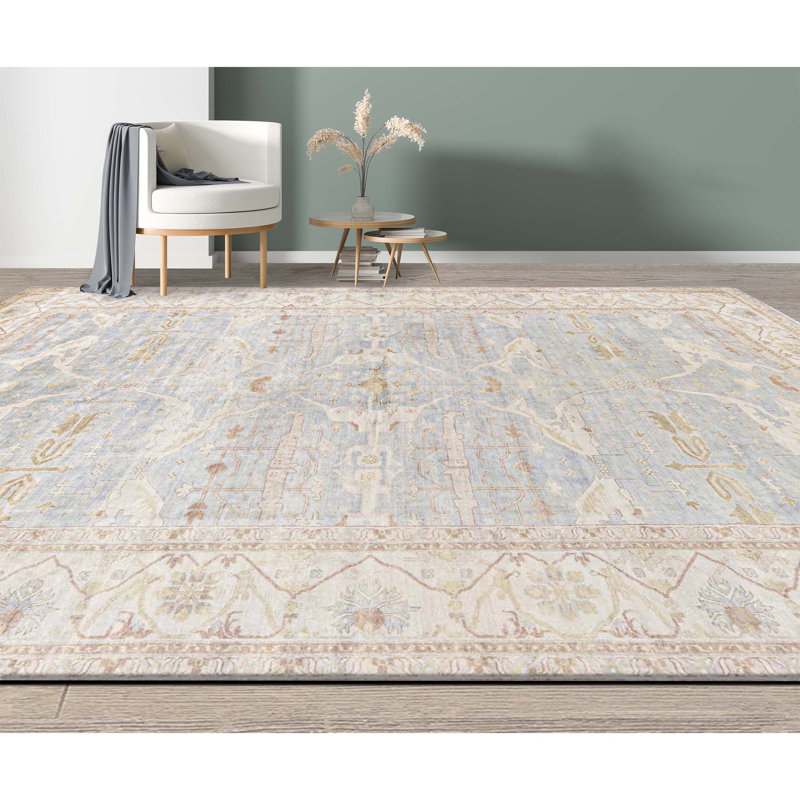 Wool Oriental Area Rug, Rectangle 12' x 14'8"
