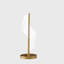 Lampe de table 18 "DEL" S "Wave" en acrylique brossé 18,75 "Dinamo Modern"